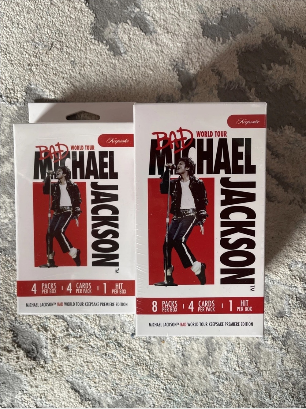 KEEPSAKE the Label Michael Jackson Bad Tour Card Game - Red, Black, White